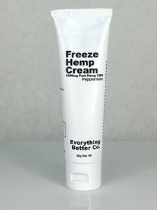 Everything Better Co. Infused Freeze Hemp Cream. 3%(1500mg) CBD & 2%(1000mg) Menthol