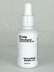 Everything Better Co. Infused Scalp Tincture 1oz 2000mg CBD (night) & Everything Better Co. Infused Scalp Treatment 2oz 2000mg CBD(day)