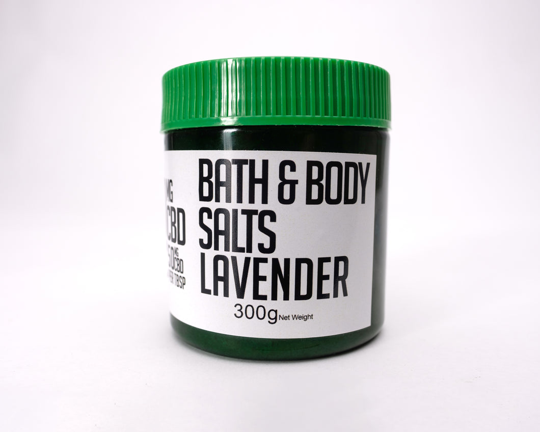 CBD HMU Lavender Bath & Body Salts